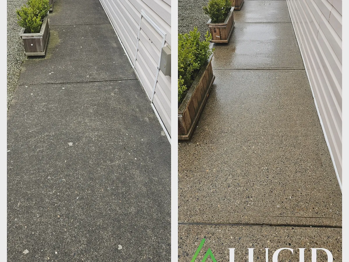 Exterior power washing in Chilliwack, BC — Lucid Pressure Washing