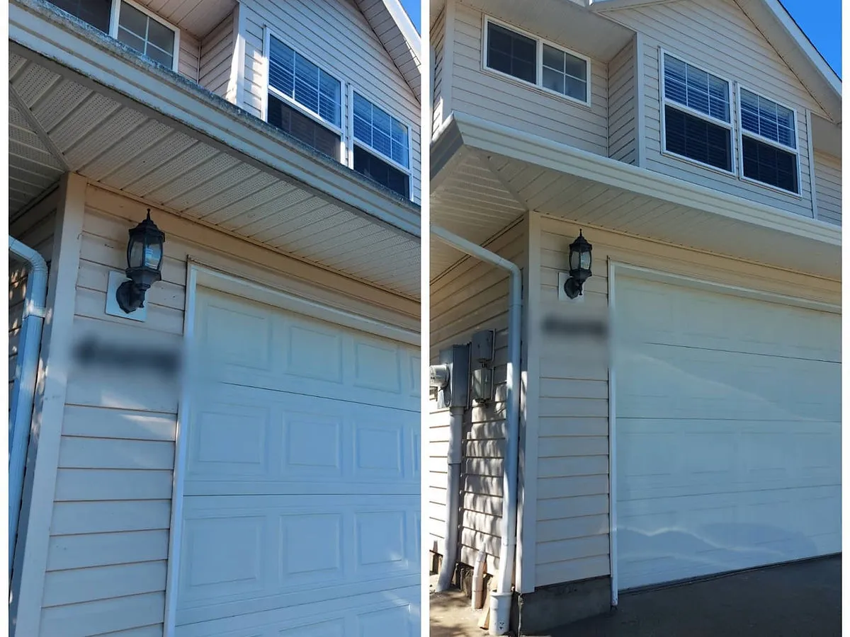 House washing / soft washing in Promontory, Chilliwack — Lucid Pressure Washing