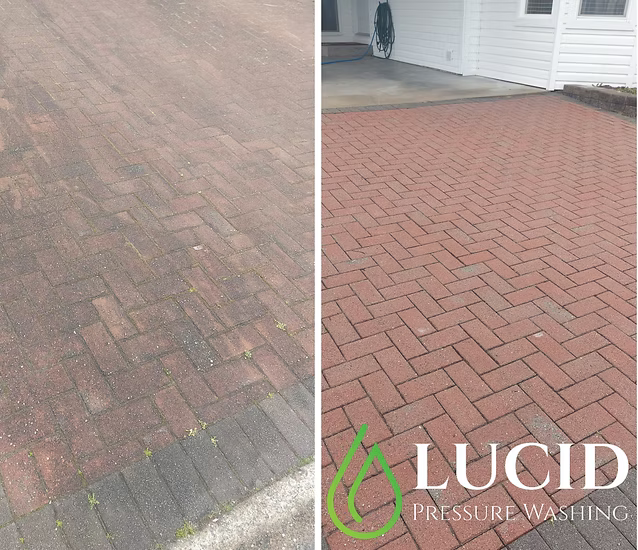 Driveway pressure washing in Chilliwack, BC — Lucid Pressure Washing